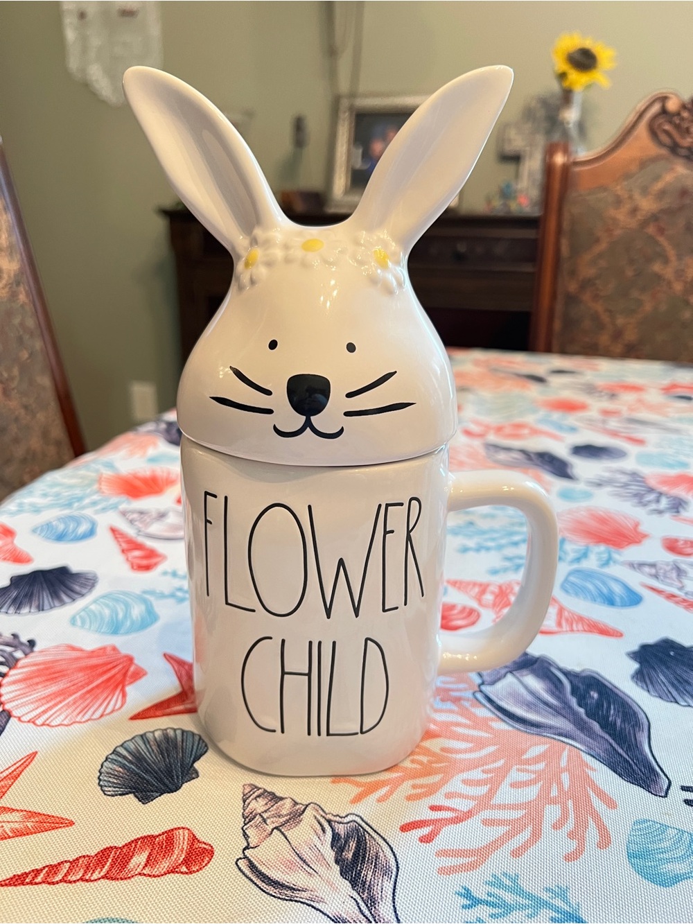 Rae Dunn “Flower Child” Artisan Ceramic Mug